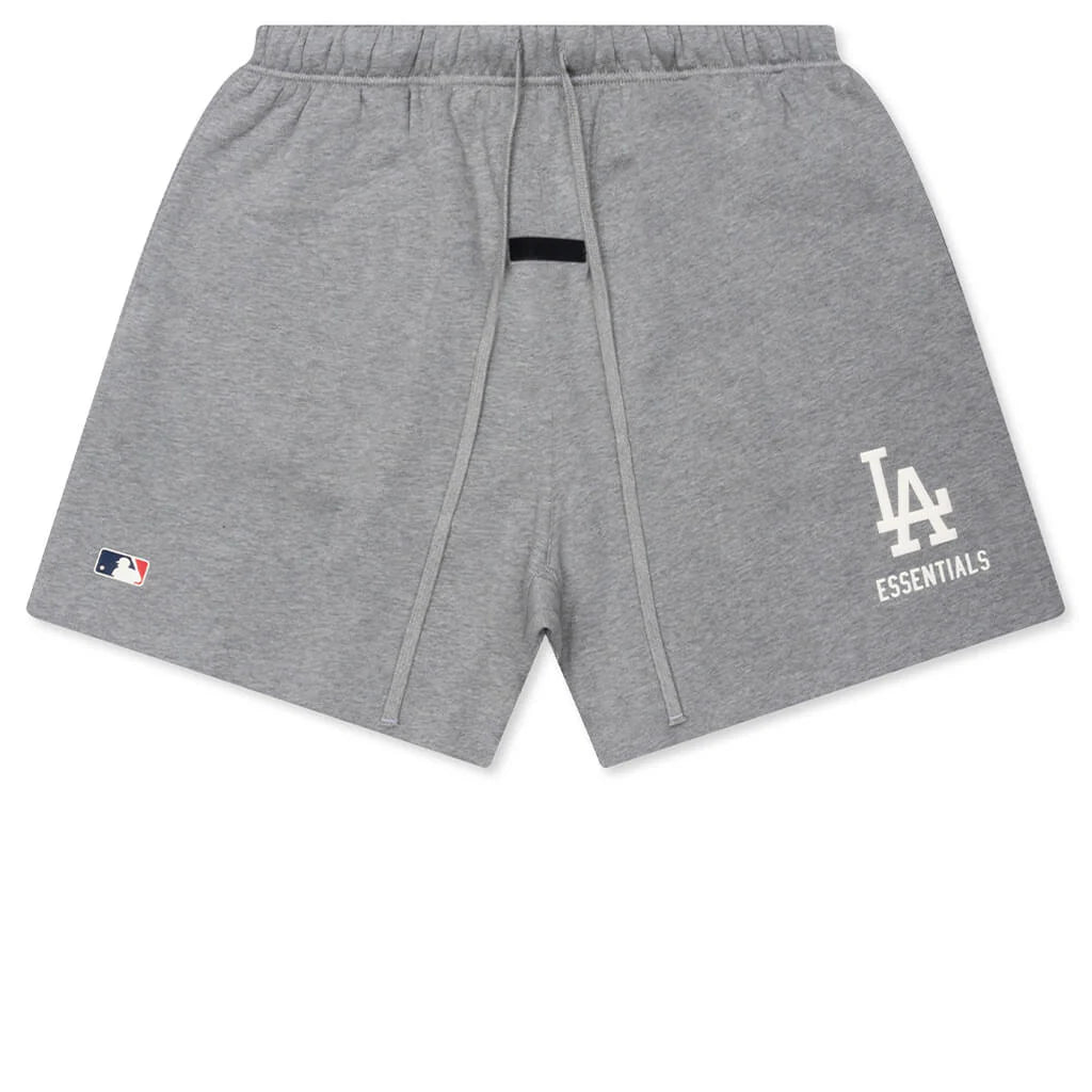 Fear of God Essentials x MLB Dodgers Classic Sweatshort Concrete Heather