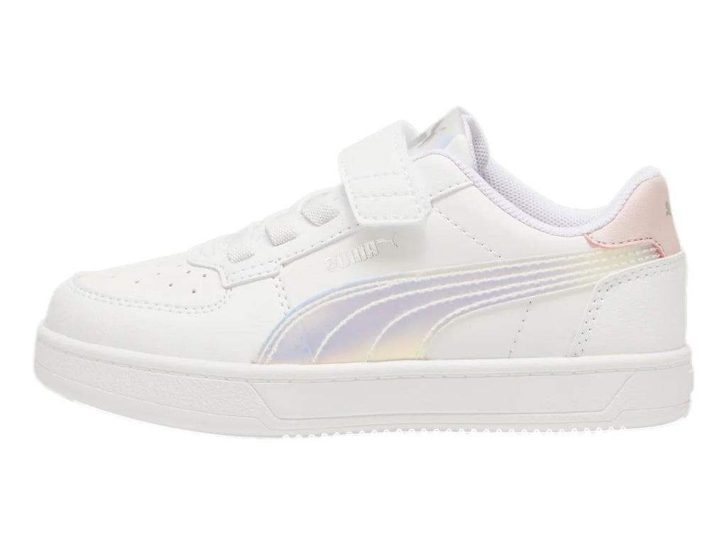 Tenis PUMA Caven 20 Holo Blanco y Malva para Niña
