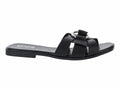 Sandalias Roze Napa Metálico Negro para Mujer