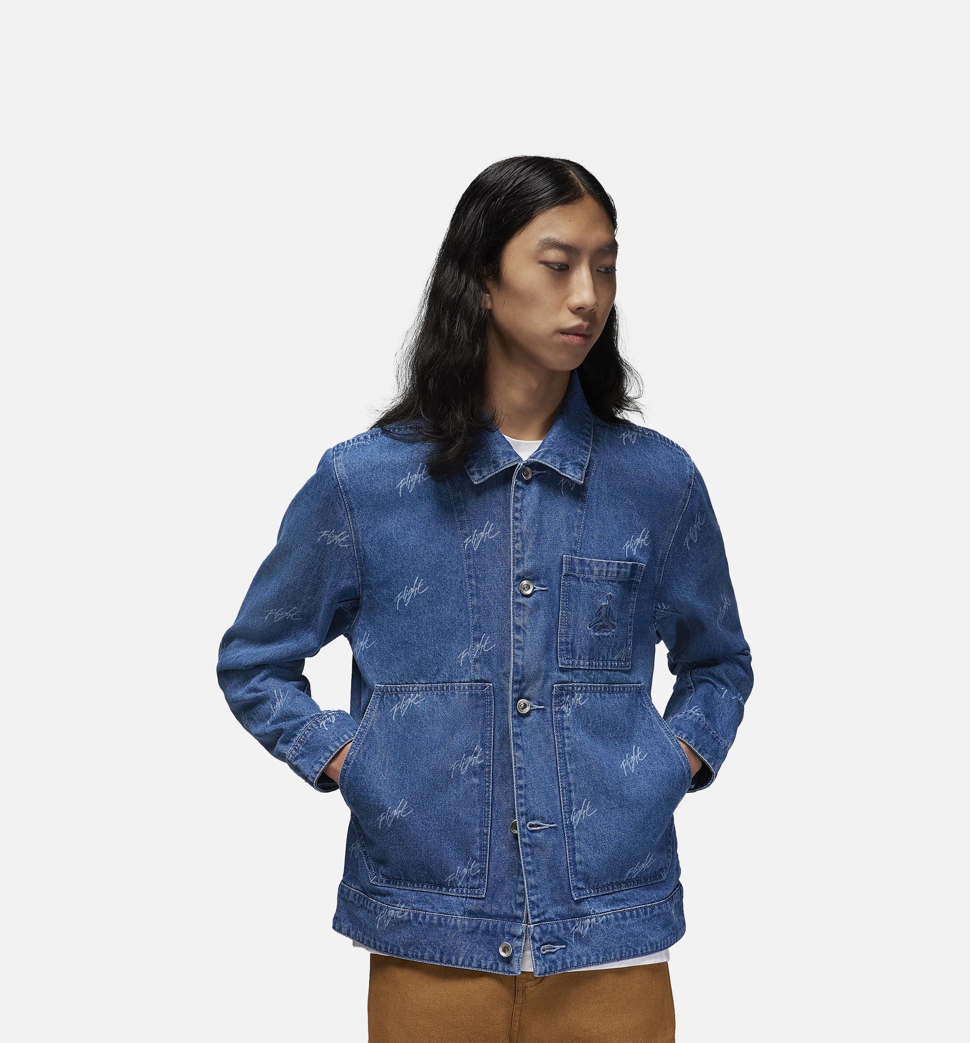 Flight Heritage Denim Mens Jacket Blue