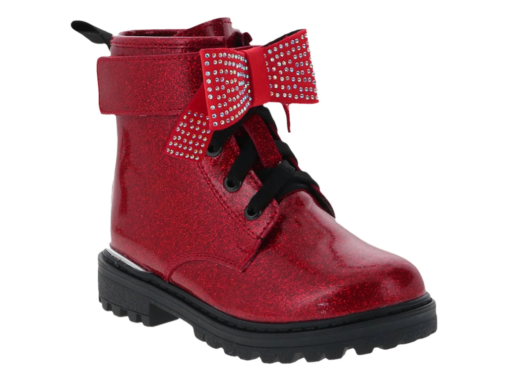 Botas Tropicana Rojo con Brillos para Niña