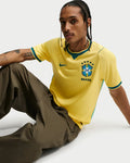 Nike Brazil Home Mens Soccer Jersey 2026 Yellow