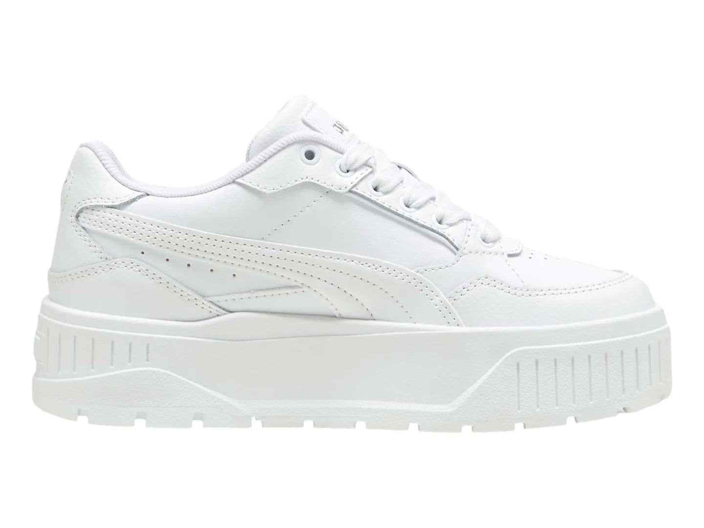 Tenis PUMA Karmen II Idol Blanco y Plata para Niña