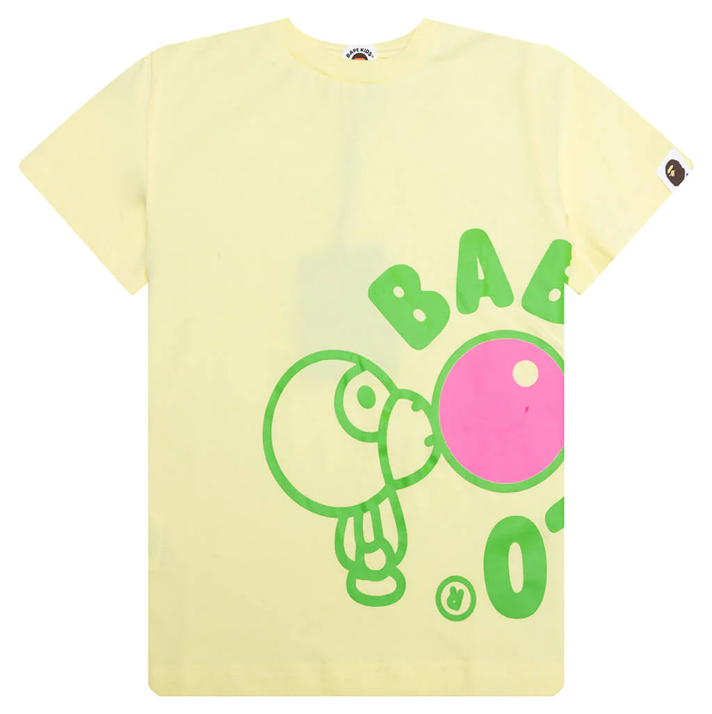 Kids Baby Milo Bubble Gum Tee Yellow