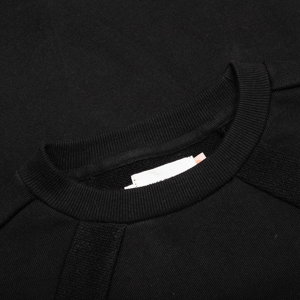 S S Panel Terry Jumper Black