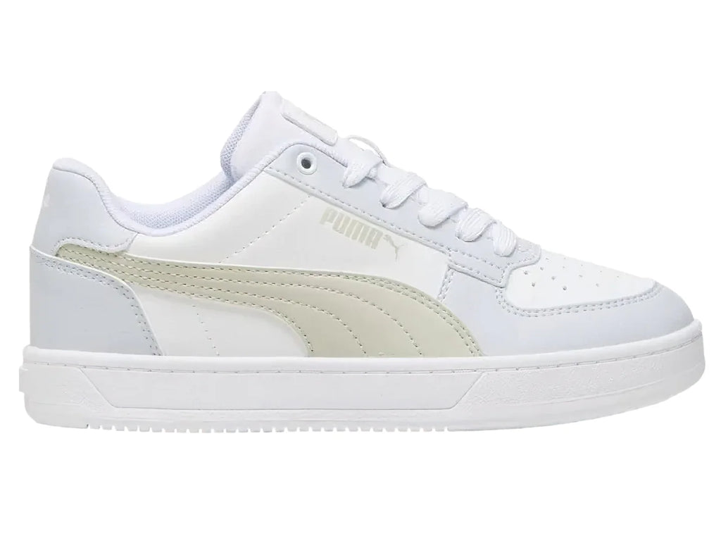 Tenis PUMA Caven JR Blanco y Beige para Niña