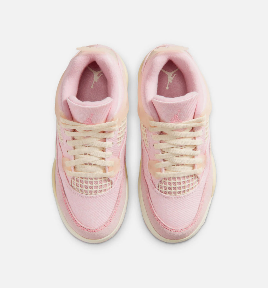 Air Jordan 4 Retro Pink Pearl And Iced Carmine Preschool Lifestyle Shoe Pearl Pink Iced Carmine Coconut Milk