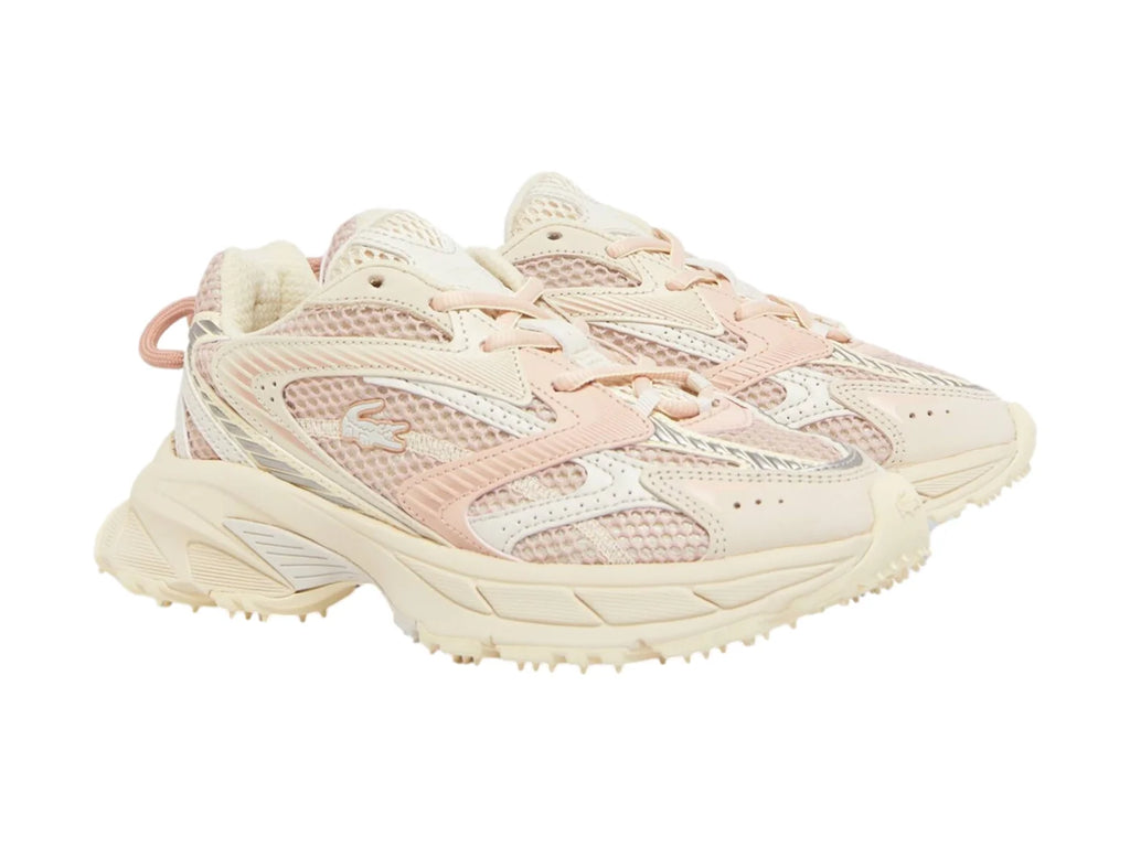 Tenis Lacoste L003 Neo Shot Blanco y Rosa para Mujer