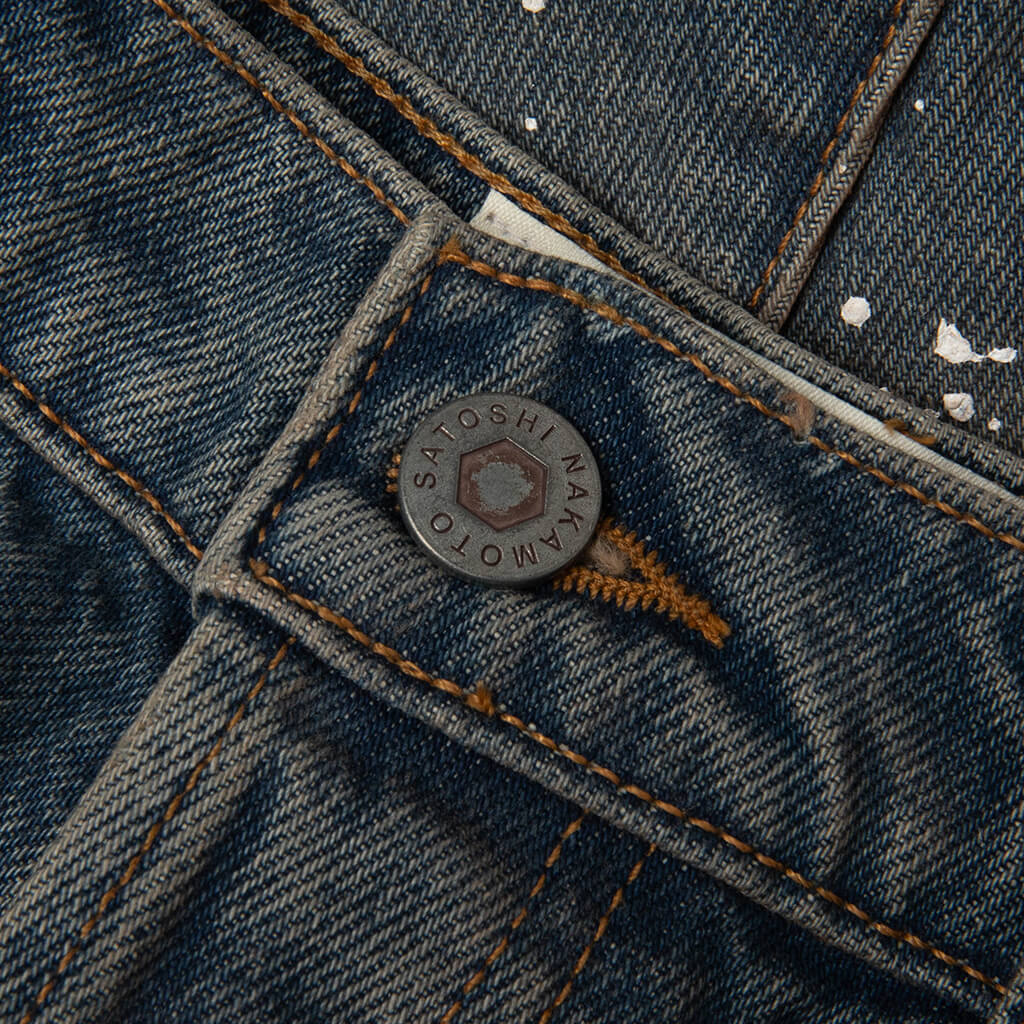 Acid Rain Short Blue Denim