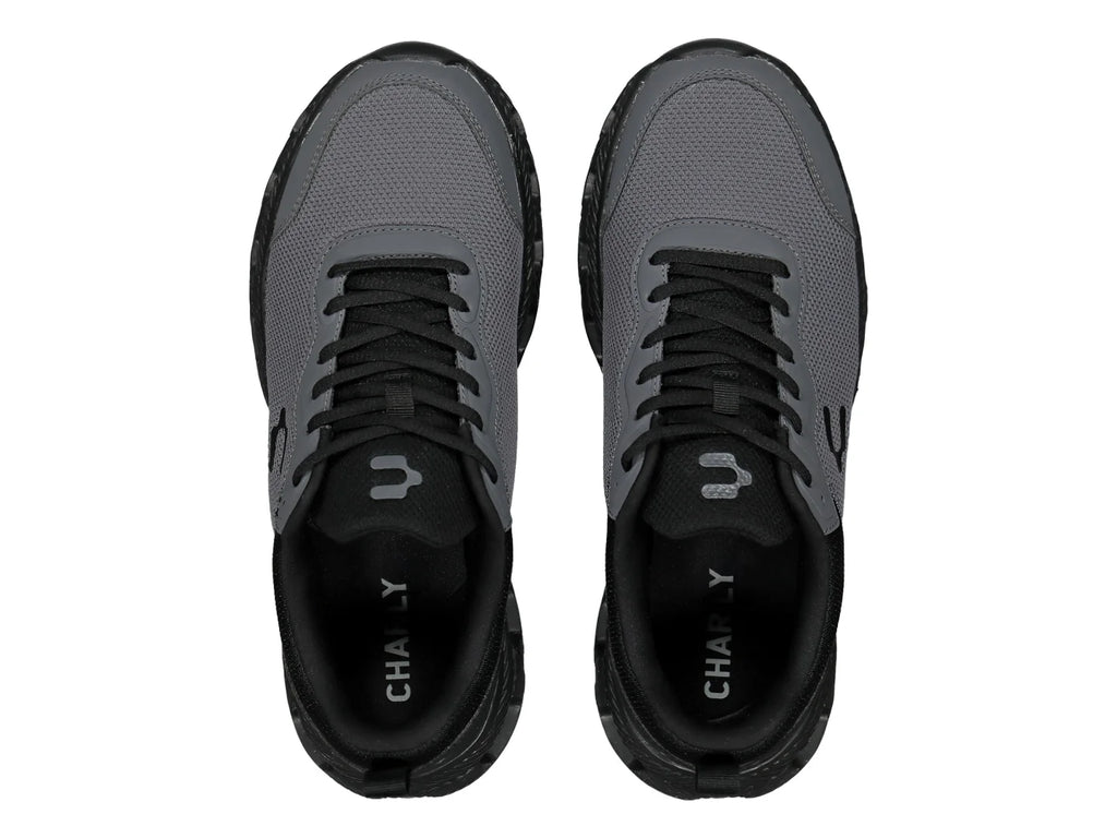 Tenis Charly Negro y Gris Oxford para Hombre