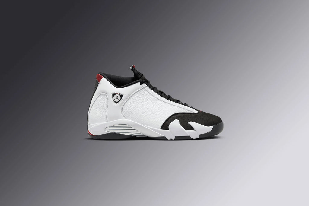 Air Jordan 14 Retro GS White Varsity Red Black Metallic Silver