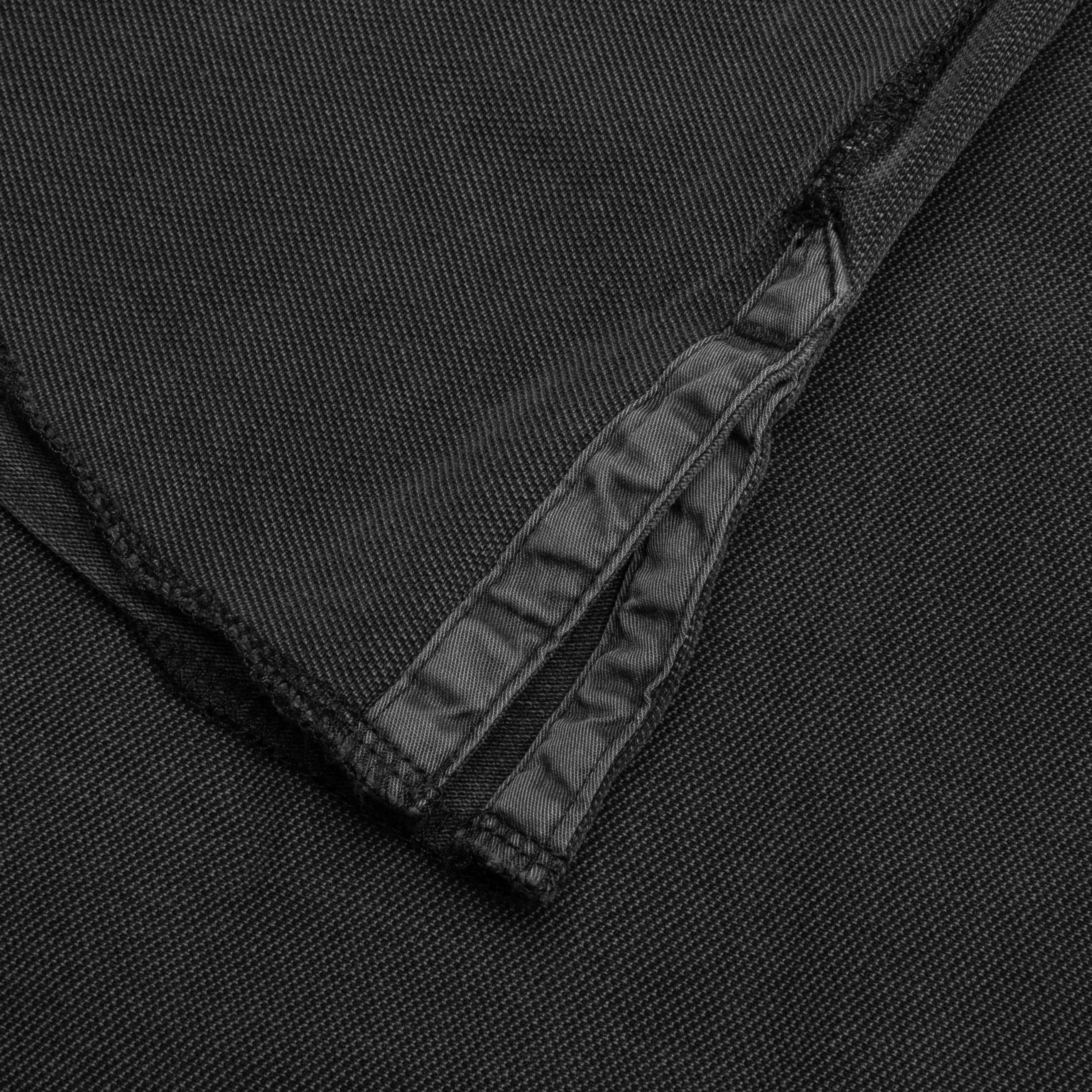 Football Crew Pigment Dyed Washed Black