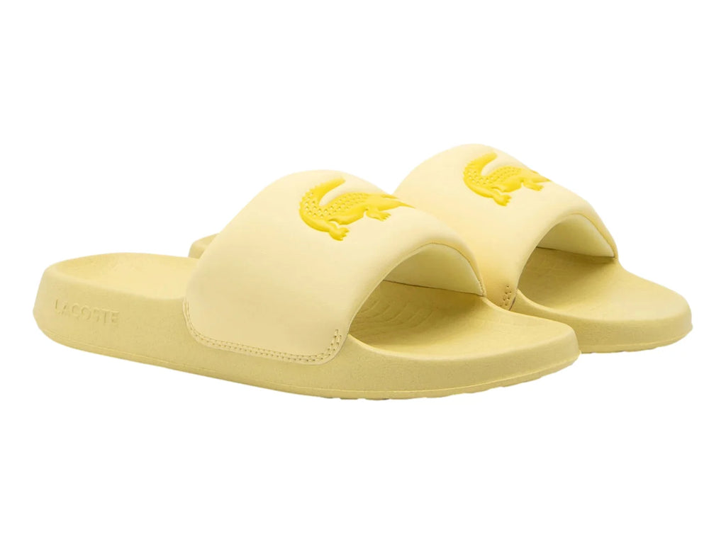 Sandalias Lacoste Serve Slide 10 Amarillo para Mujer