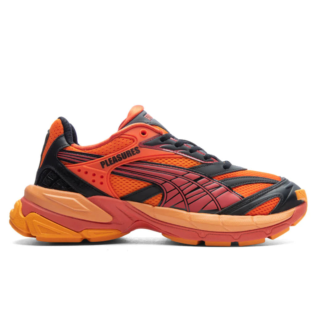 Puma x Pleasures Velophasis Layers Cayenne Pepper Astro Red