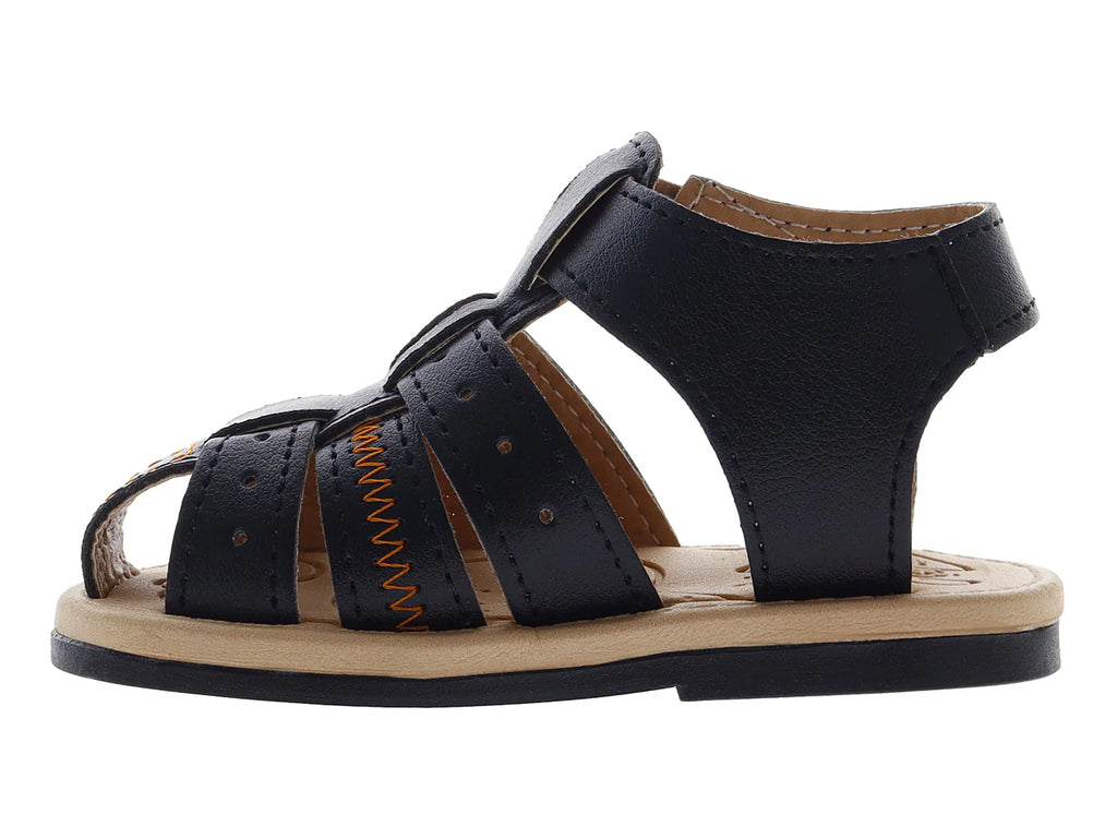 Sandalias Biberones Negro para Bebé