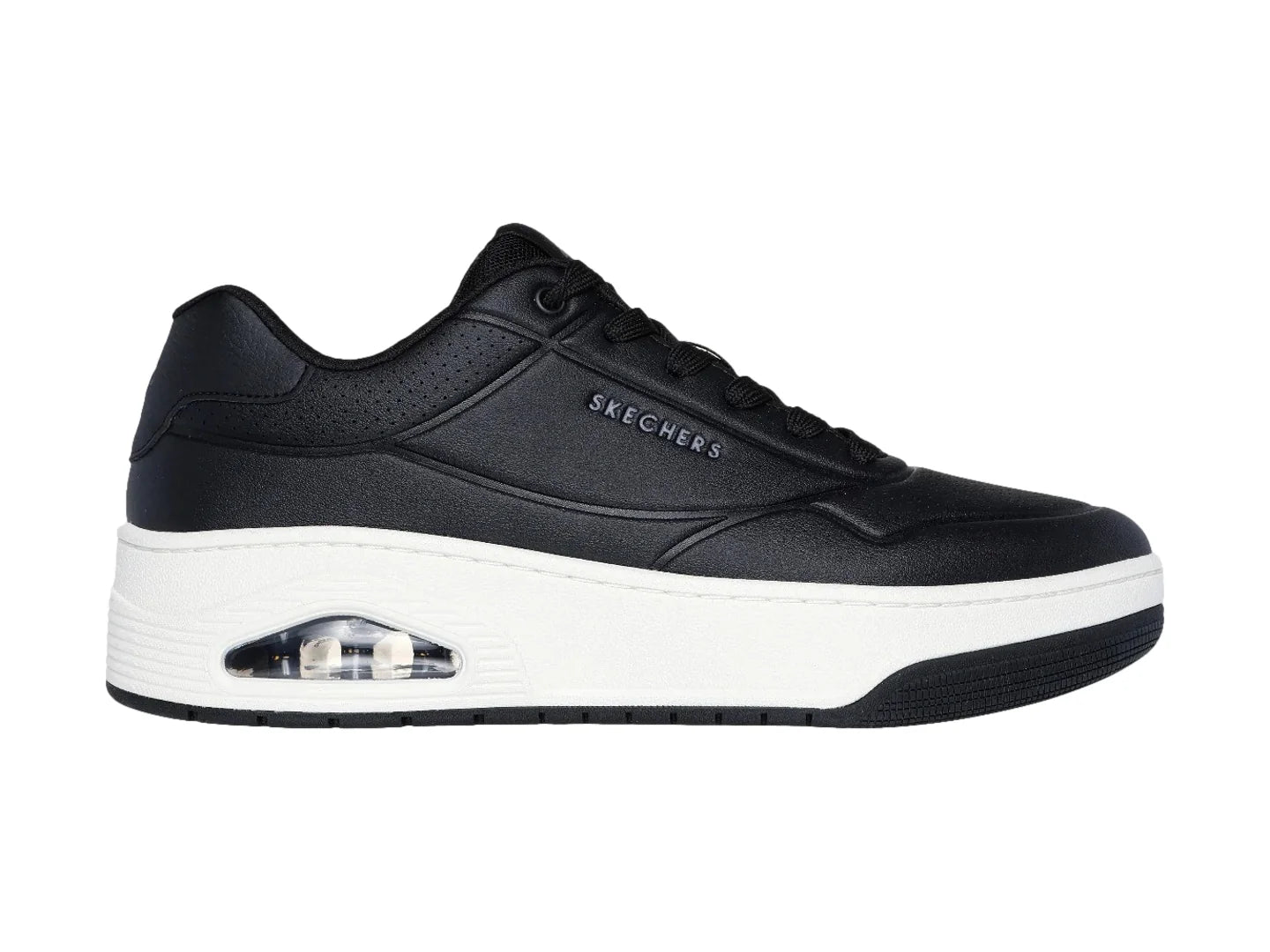 Tenis Skechers Uno Court Negro para Hombre