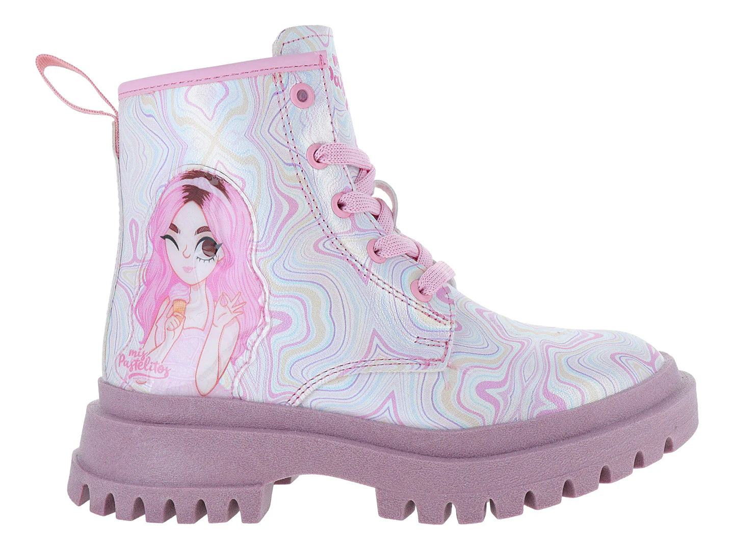 Botas Tropicana Fantasía Plata para Niña