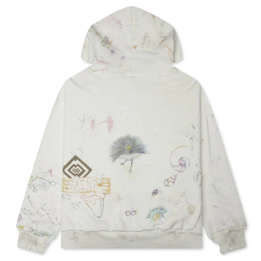 Saint M6 x COCO Double Face Hoodie White