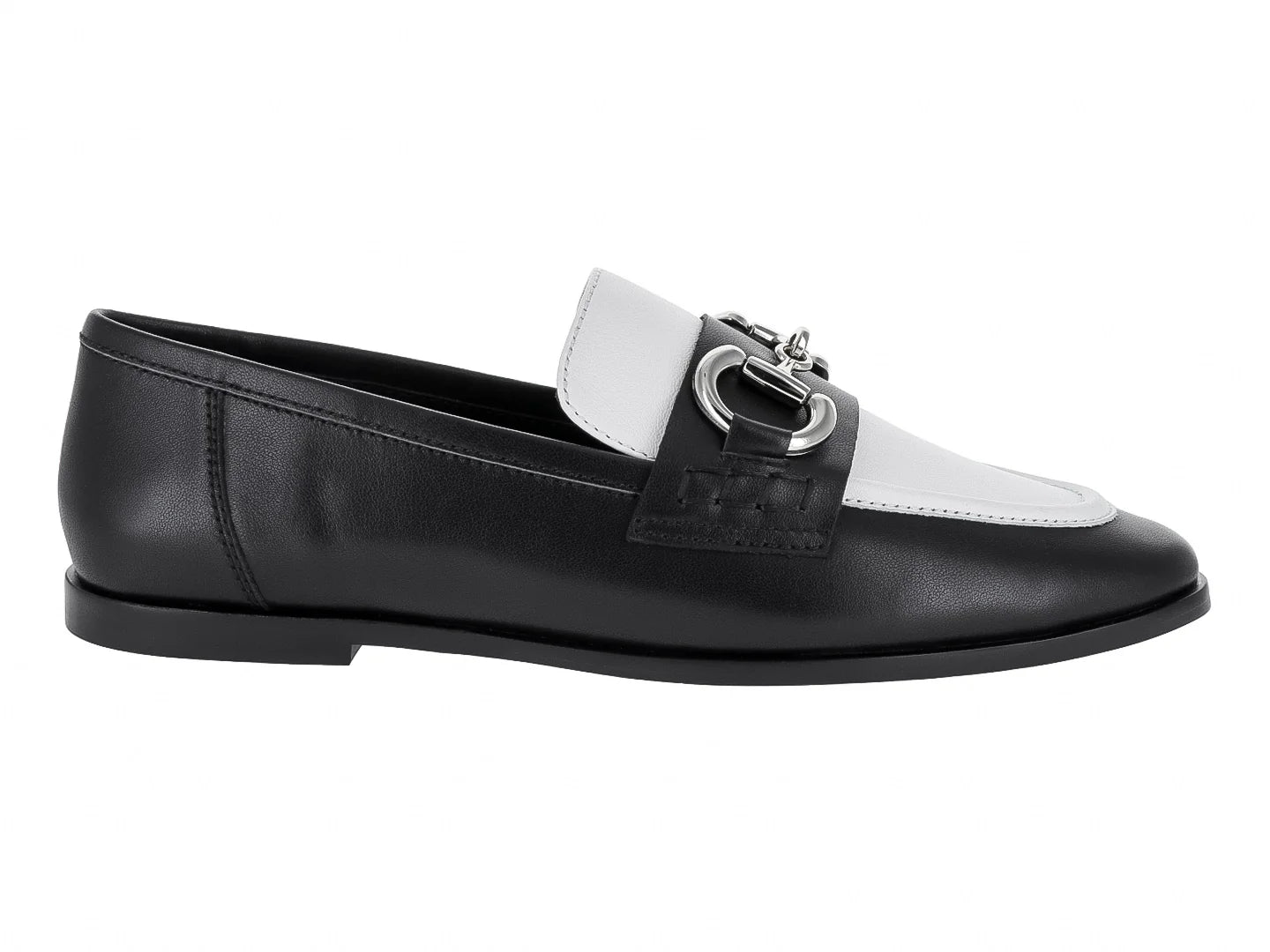 Mocasines Jeffrey Campbell Bicolor Negro y Blanco para Mujer