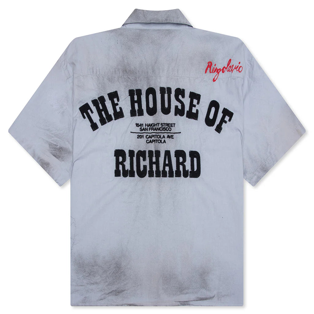 House Of Richard Mechanic Shirt Baby Blue