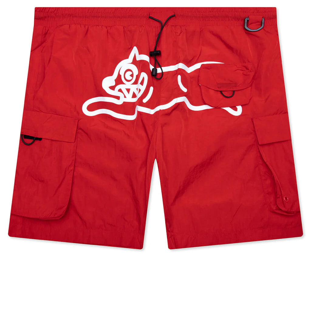 Walker Cargo Shorts Fiery Red