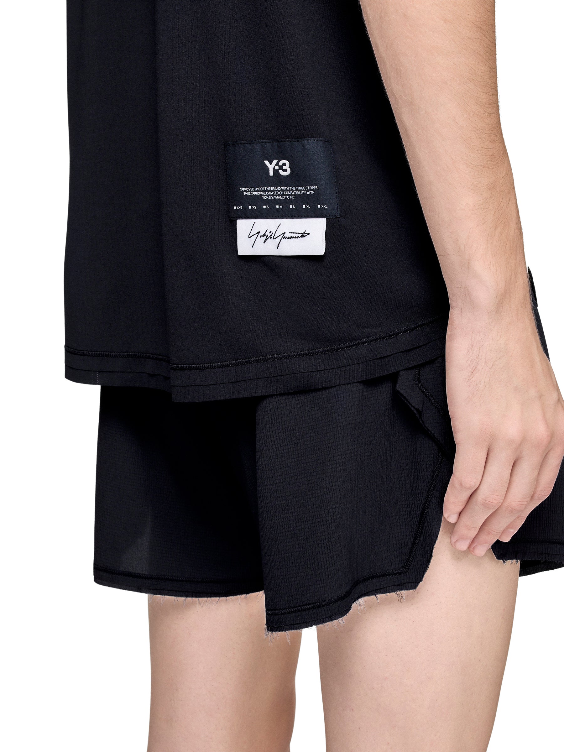 Adidas Mens Y 3 Running Short Sleeve T Shirt