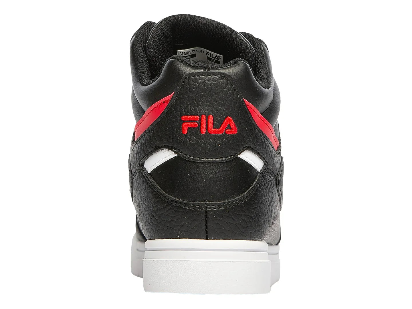 Tenis FILA Everge Negro Blanco y Rojo para Niño