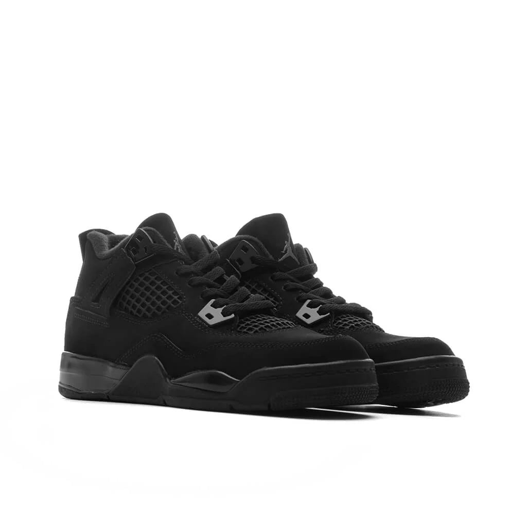 Air Jordan 4 Retro Black Cat PS Black Light Graphite