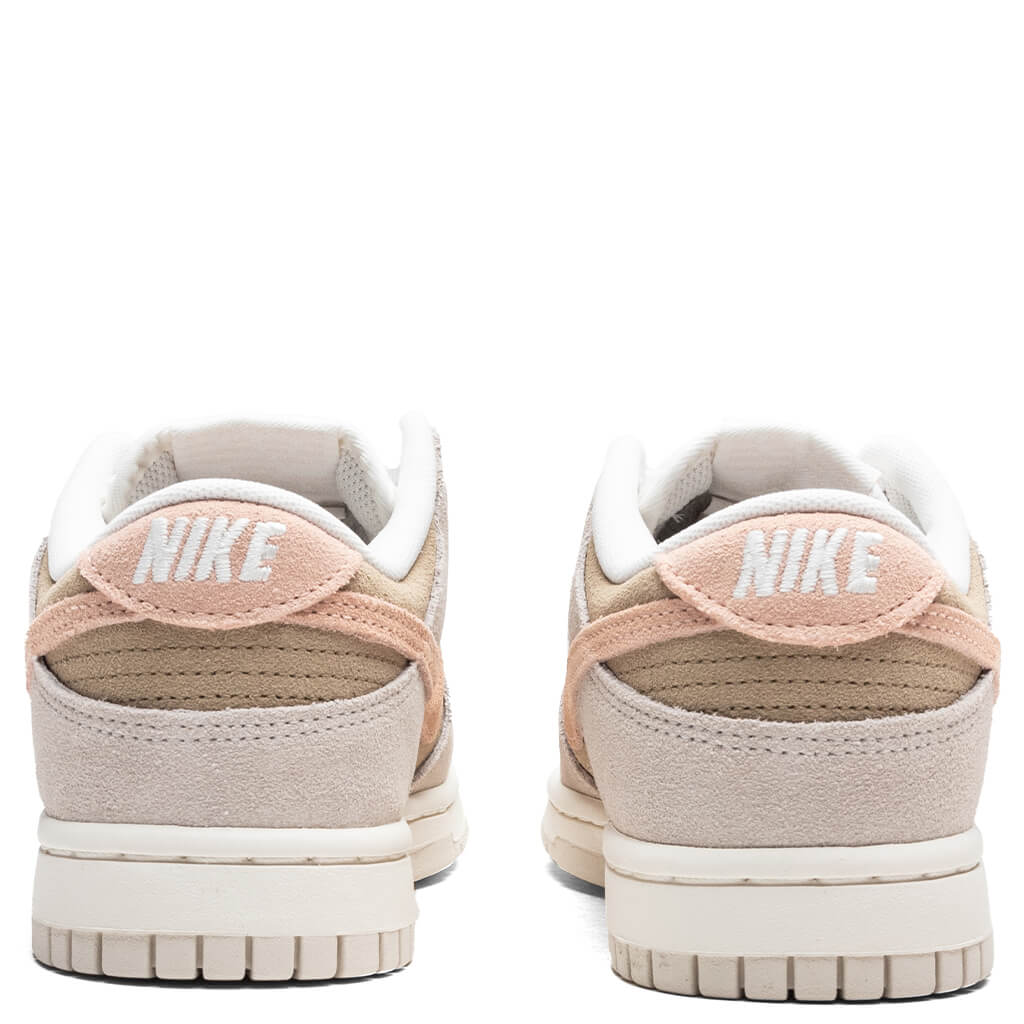 Womens Dunk Low Phantom Washed Coral Parachute Beige