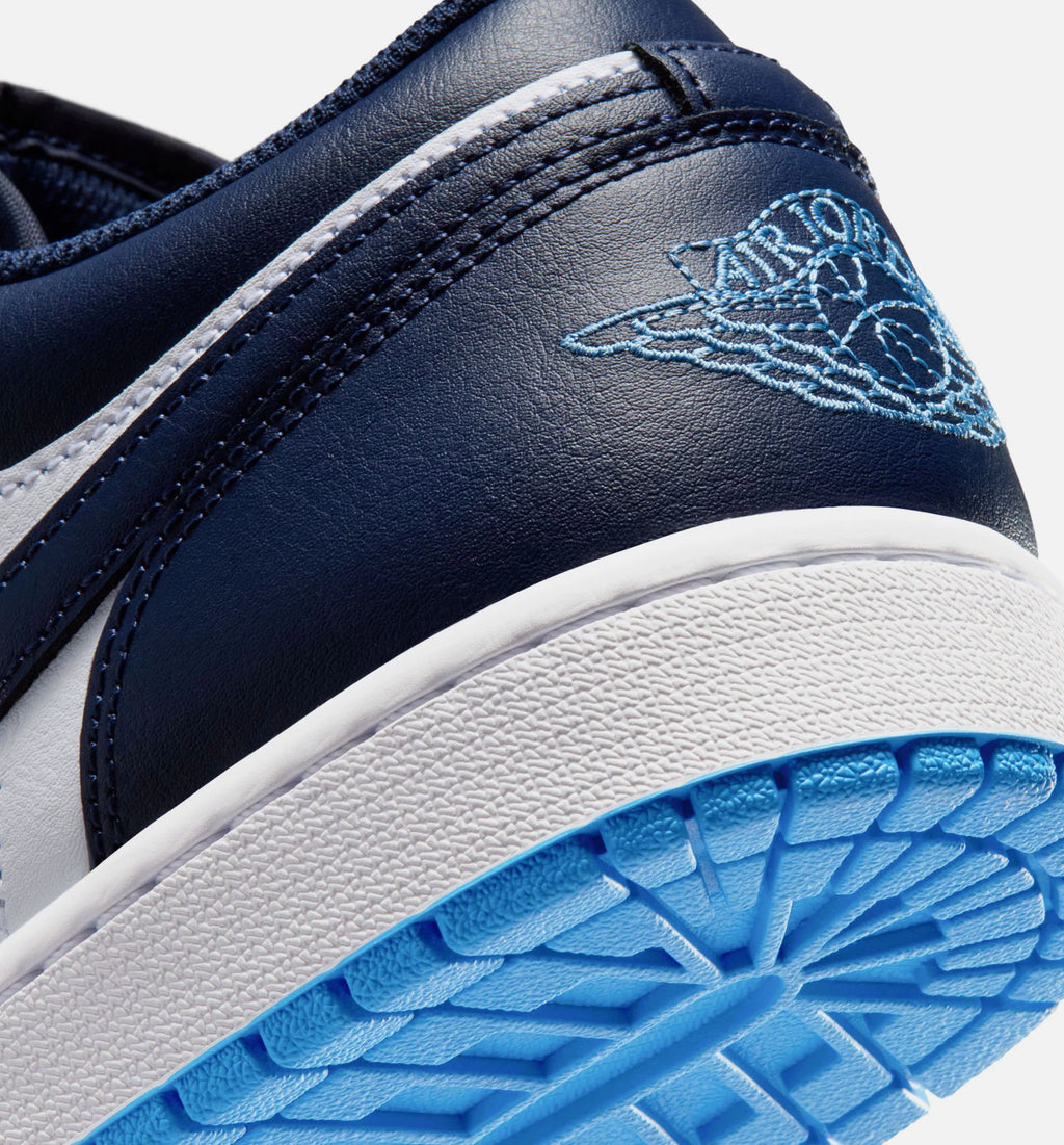 Air Jordan 1 Low Mens Lifestyle Shoe Midnight Navy University Blue White