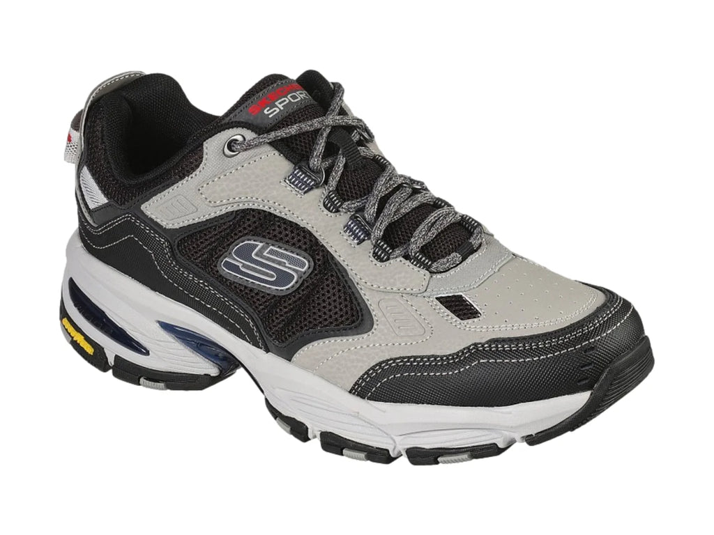 Tenis Skechers Vigor 30 Gris y Negro para Hombre