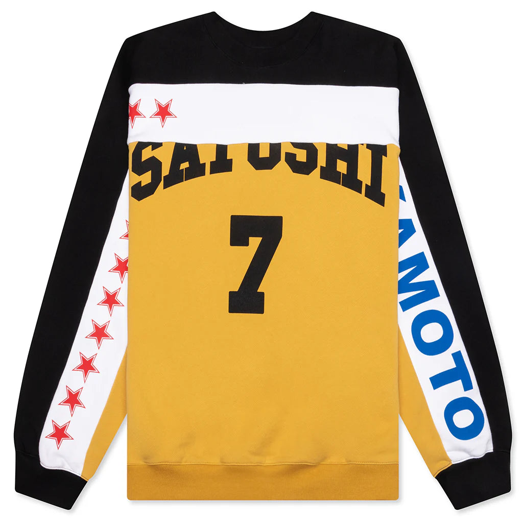 Team Satoshi Crewneck Yellow Black