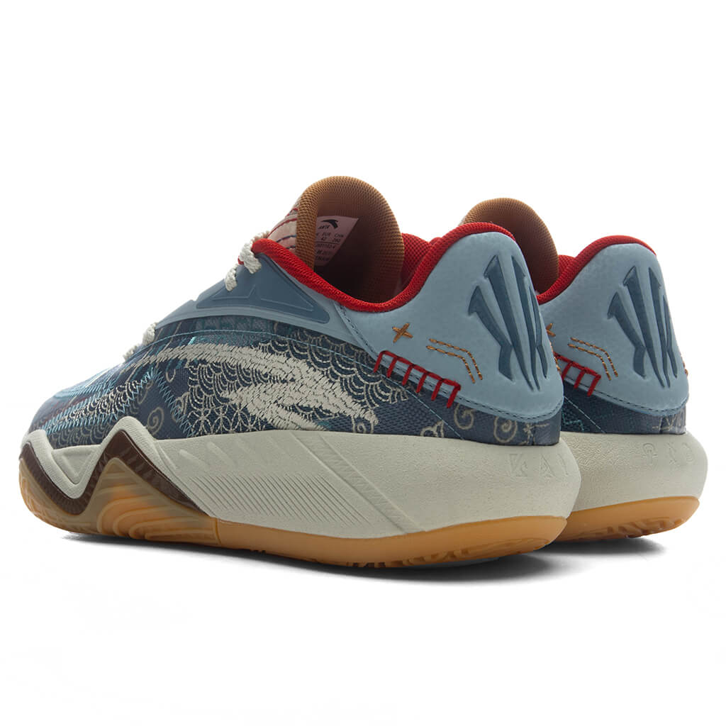 ANTA x Sneaker Politics KAI 3 Patchwork Sky Blue Off White Khaki