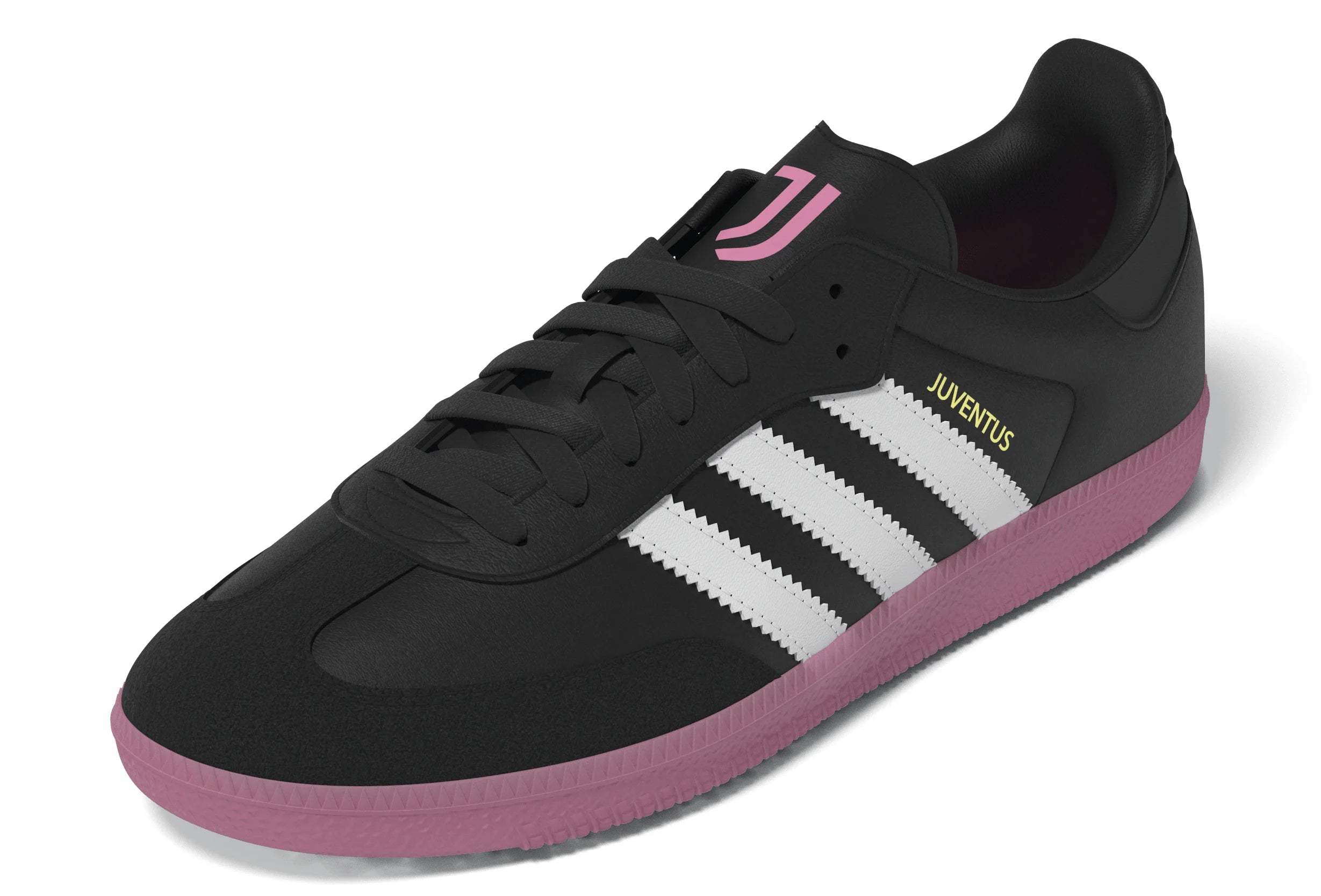 adidas Samba Juventus IN Mens Soccer Shoes Black White Pink