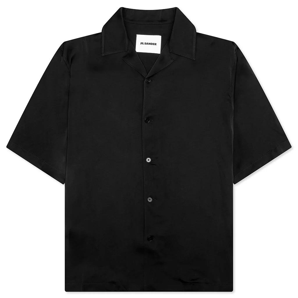 Fluid Viscose Shirt Black