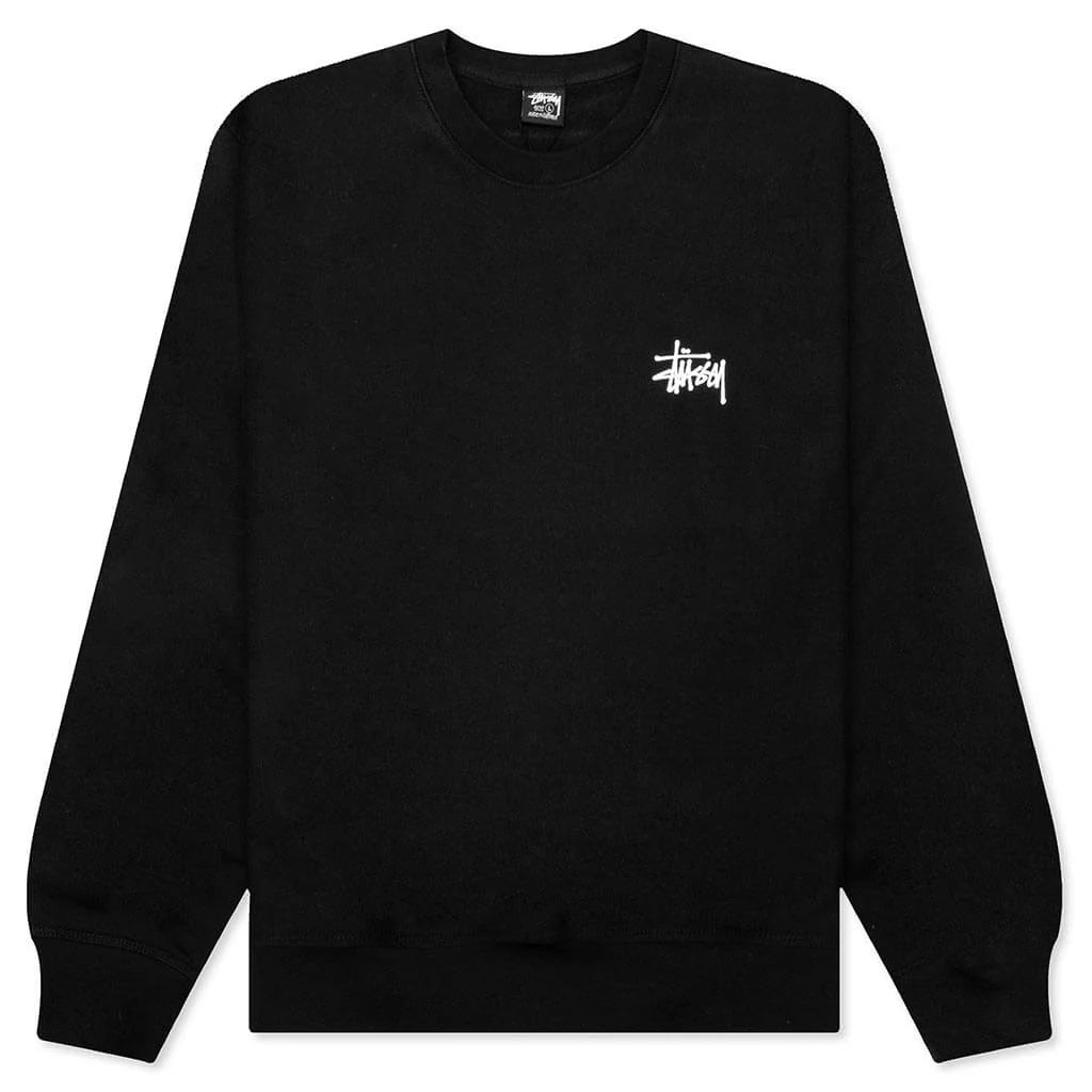 Basic Stussy Crew Black
