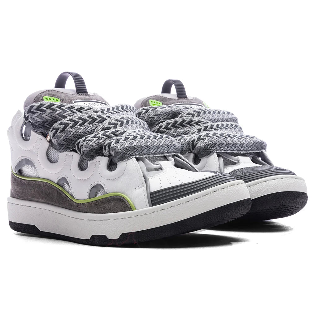 Curb Sneakers White Grey