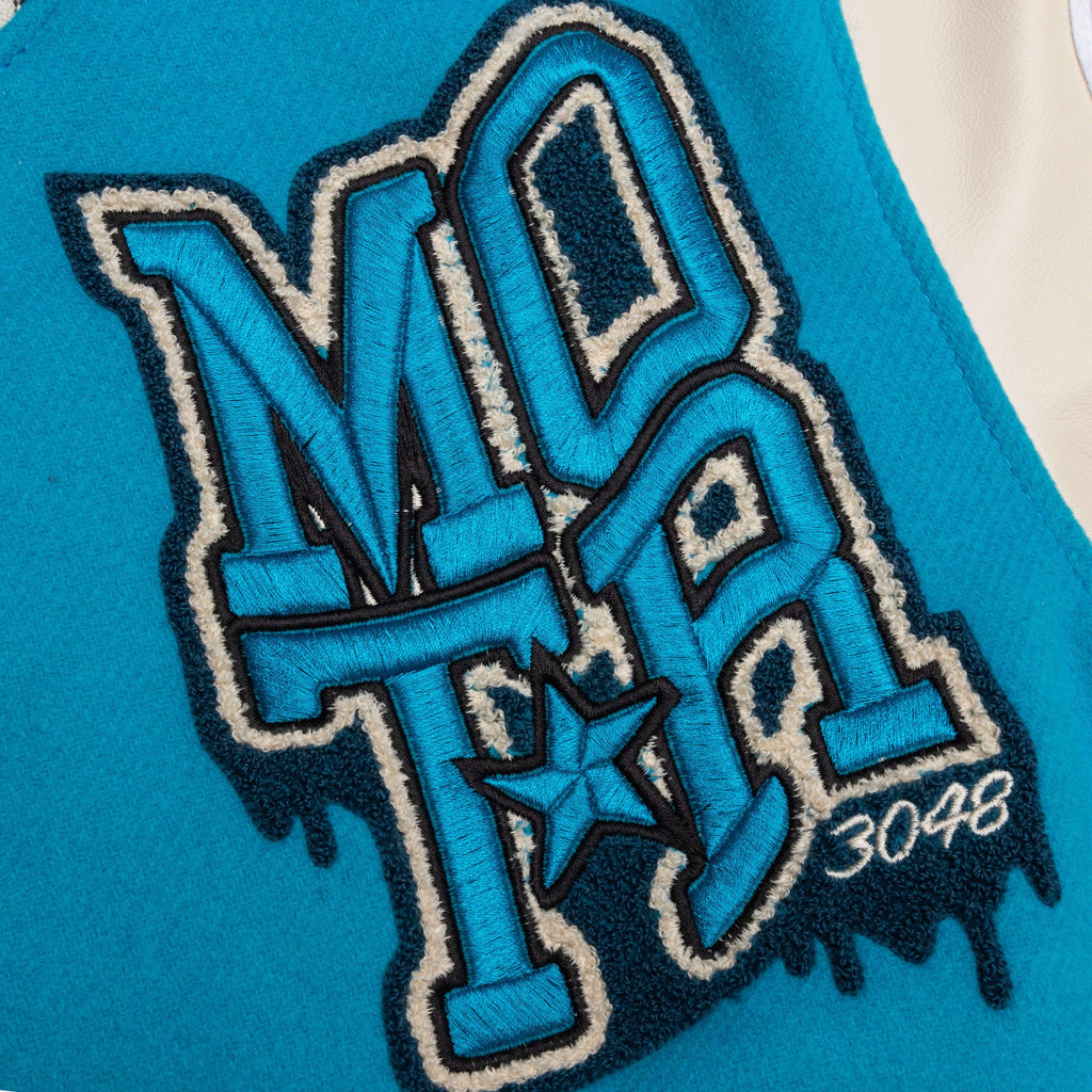 Classic Varsity Jacket Algers Blue