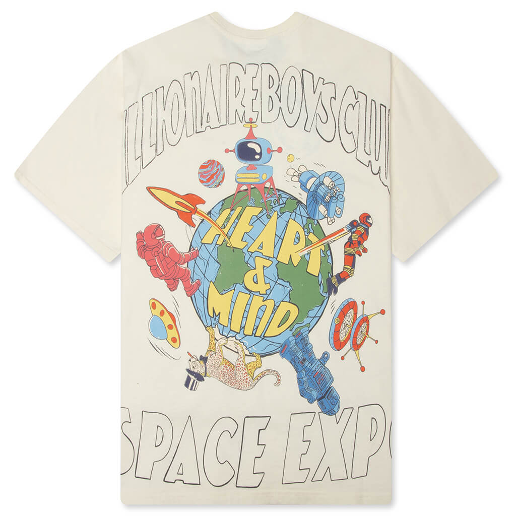 Space Expo S S Knit Tee Gardenia