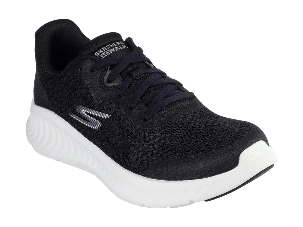 Tenis Skechers Go Walk Now Negro y Blanco para Mujer