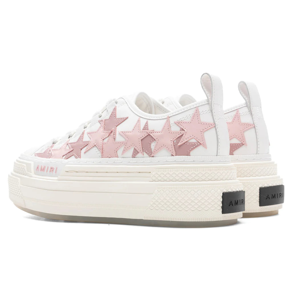 Womens Platform Stars Court Low Pink