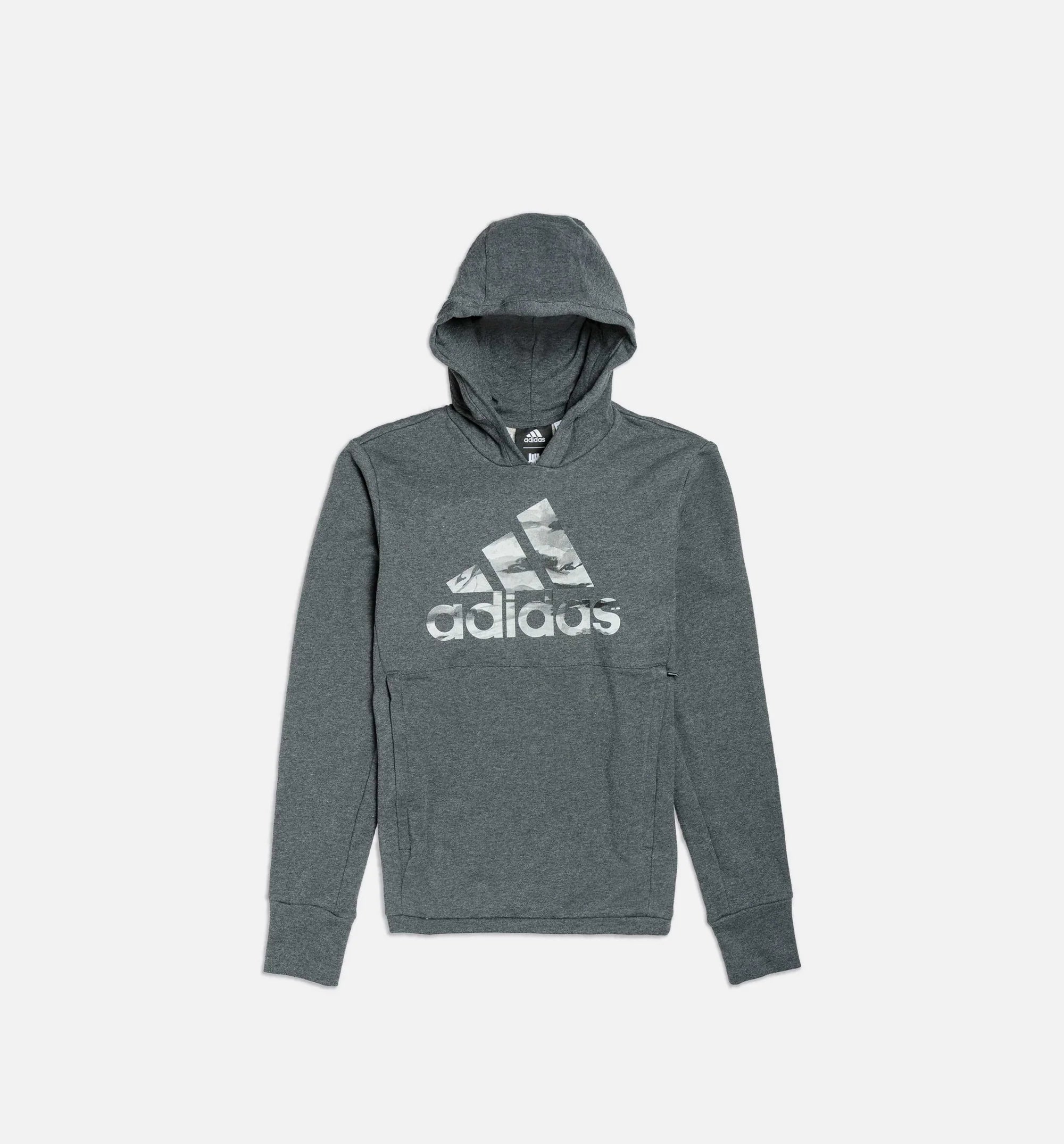 adidas X Undefeated Tech Mens Hoodie Dark Grey Heather Grey