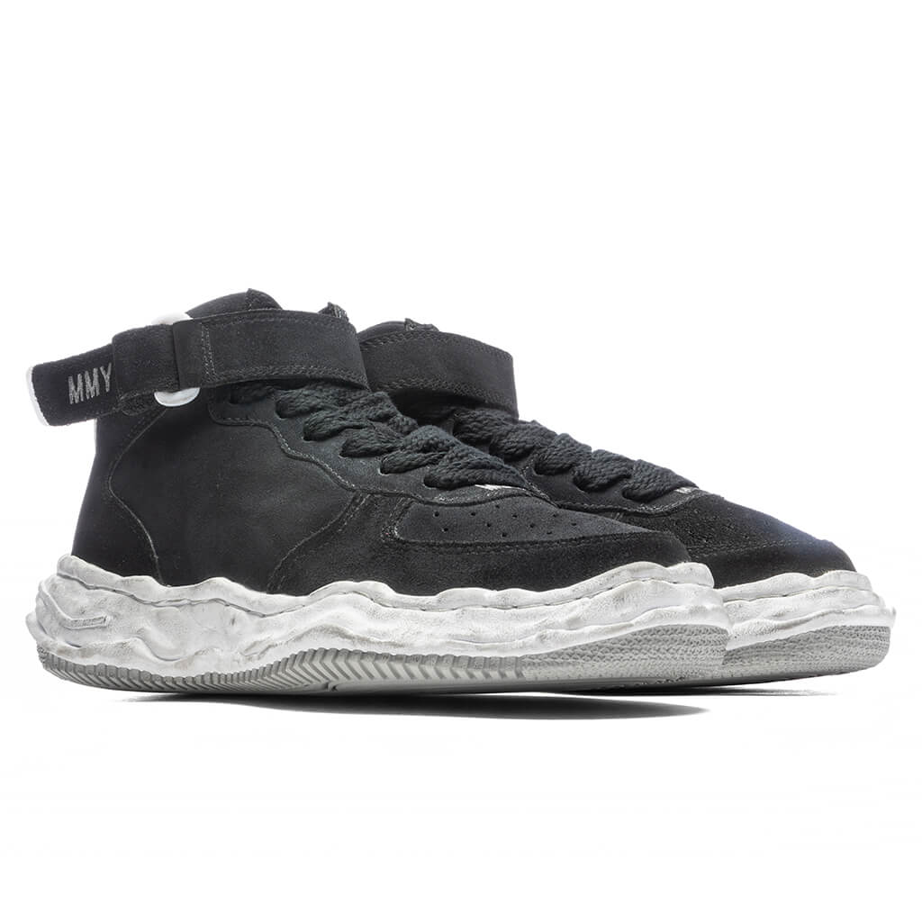 Wayne Brushed Suede High Black