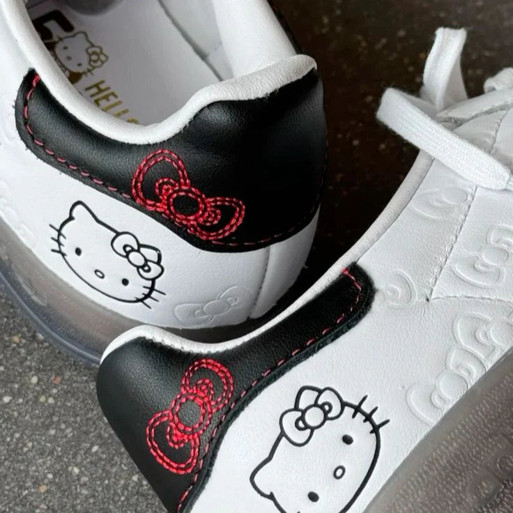 レディース ガゼル インドア ハローキティ アニバーサリー GAZELLE INDOOR HELLO KITTY ANNIVERSARY クラウドホワイトレッド