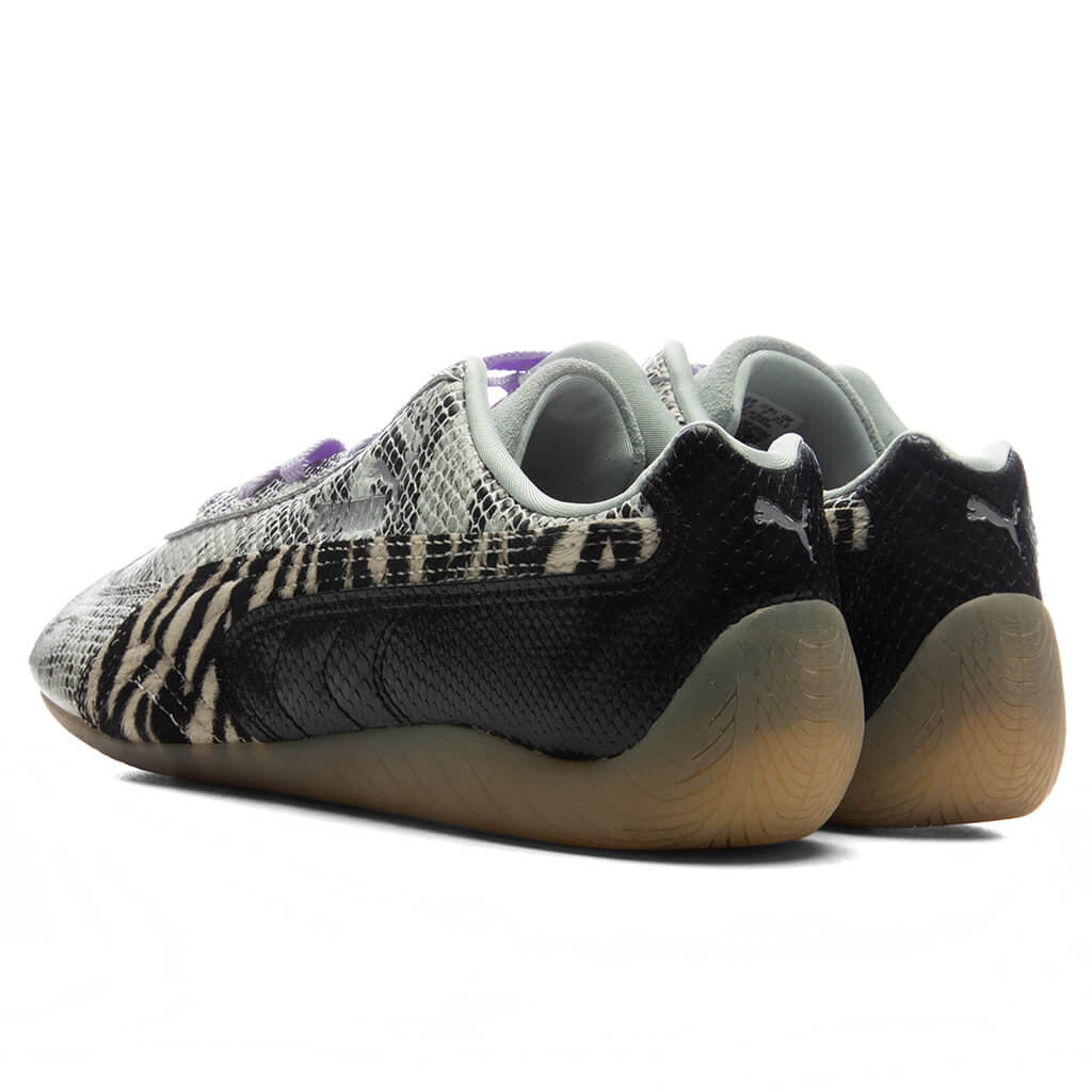 Womens Speedcat Mixed Feel PUMA Black Cashew Brown Light Lavender
