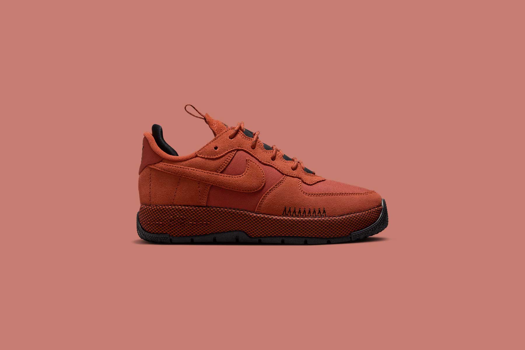 Womens Air Force 1 Wild Rugged Orange Black
