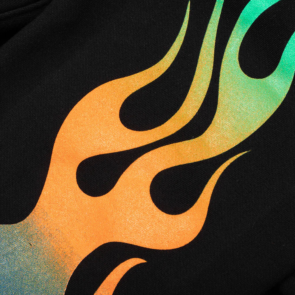 Flame Sweatpants Black