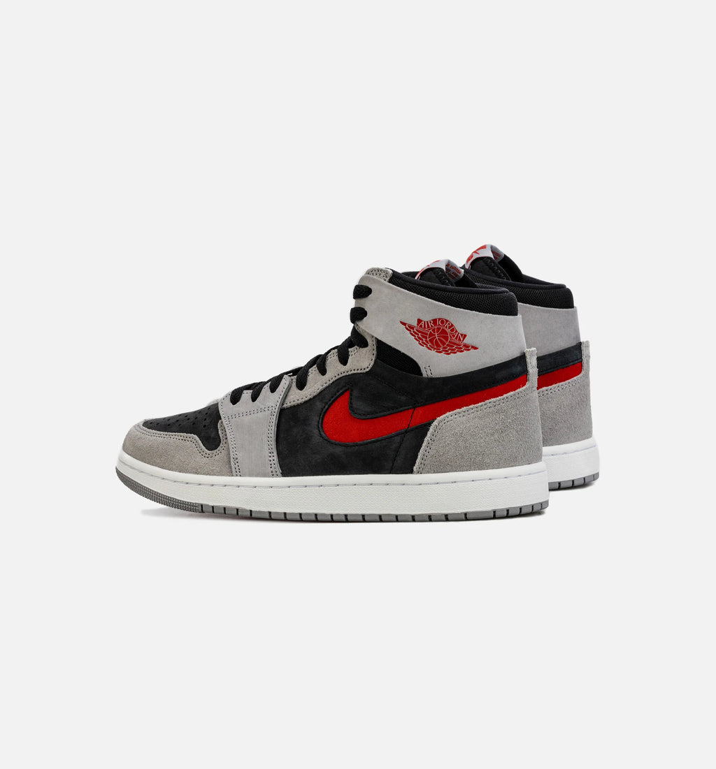 Air Jordan 1 High Zoom CMFT 2 Mens Lifestyle Shoe Grey Red