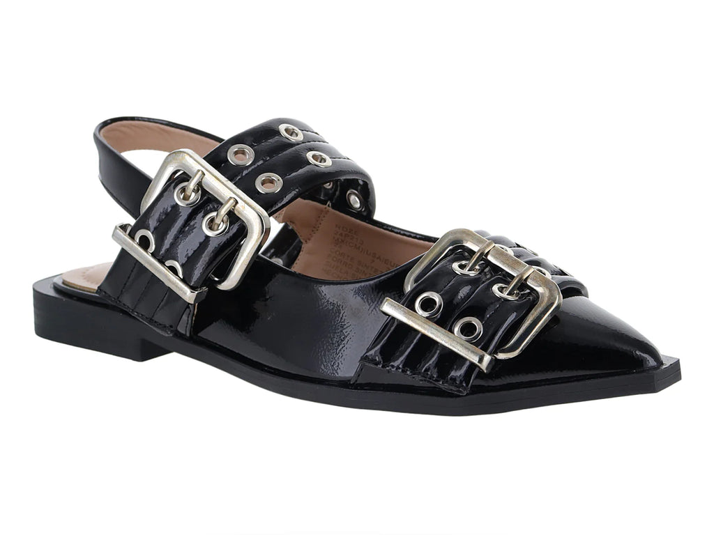Flats Roze Negro para Mujer