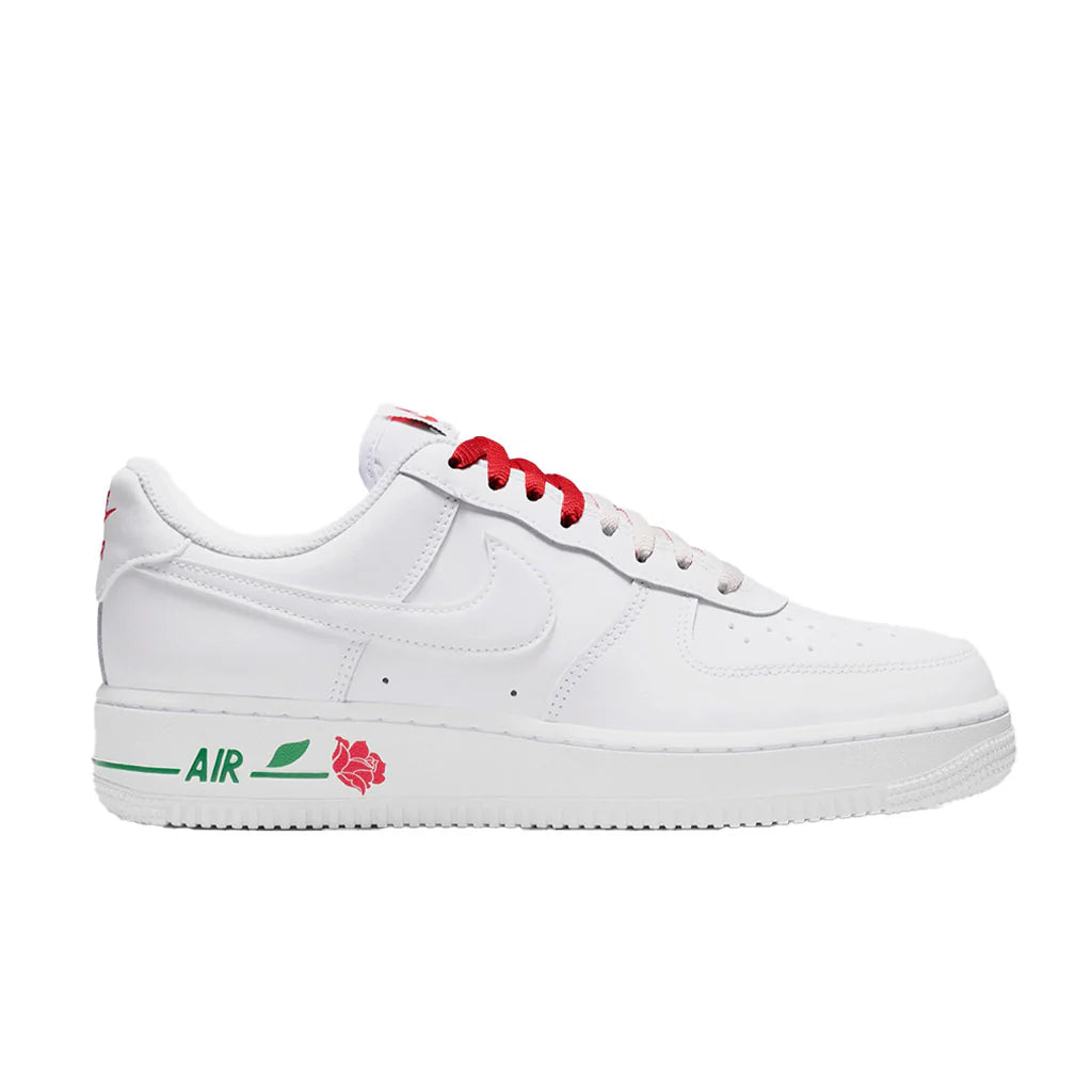 Womens Air Force 1 07 SE Rose White Sport Red Pine Green